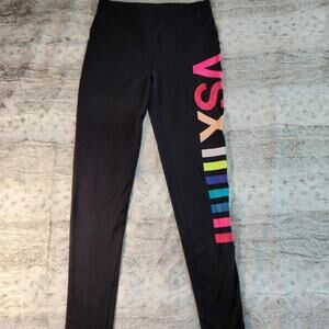 Victoria's Secret Sport Rainbow Logo knockout tight Leggings size small